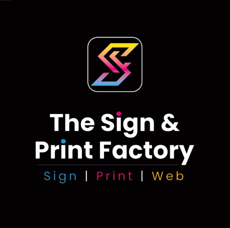 This the The sign & Print factory logo