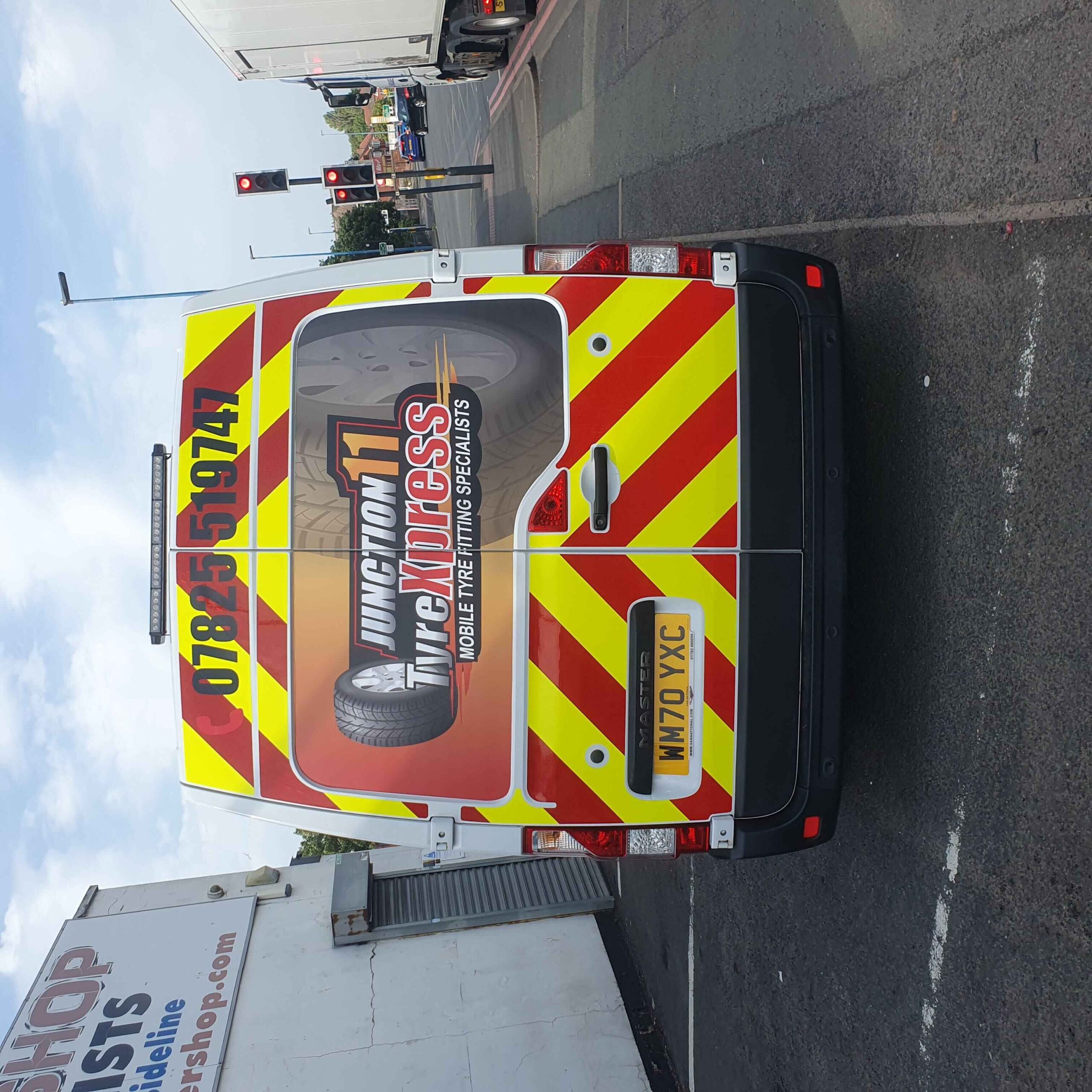 Commercial vehicle graphics for businesses in Dudley