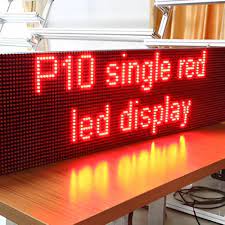 led scrolling sign for tipton business