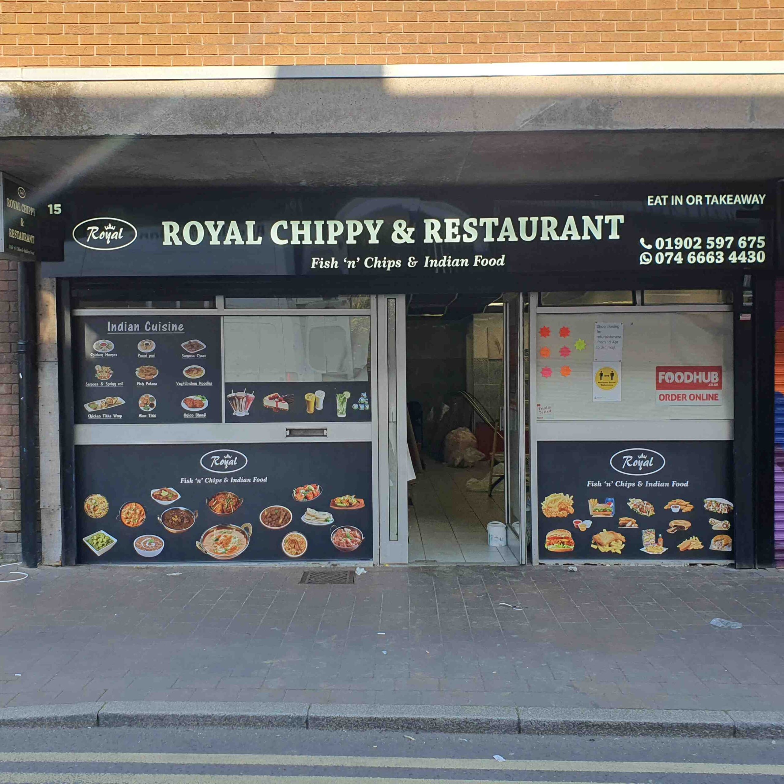 Professional sign maker in Wolverhampton creating bespoke business signs