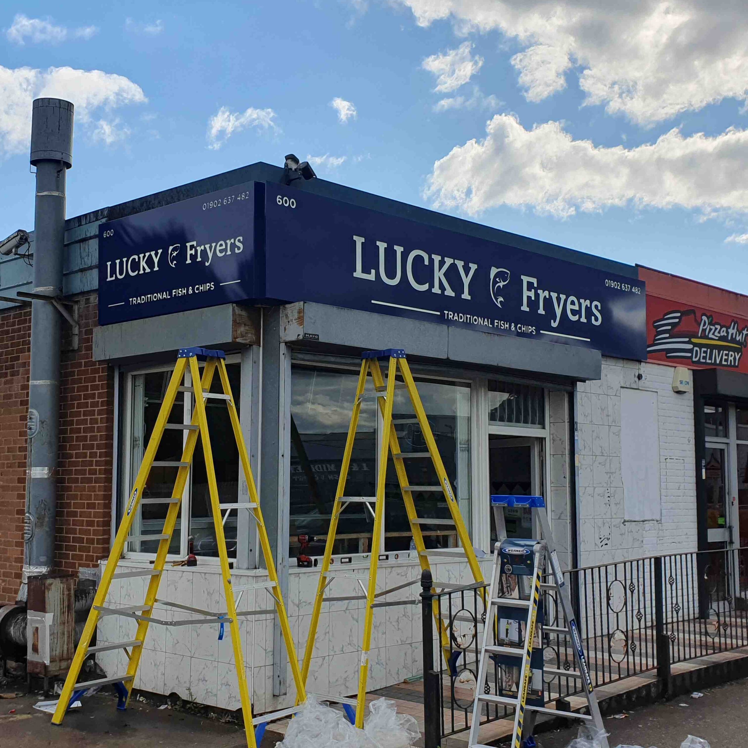 Professional sign installation services in Wolverhampton