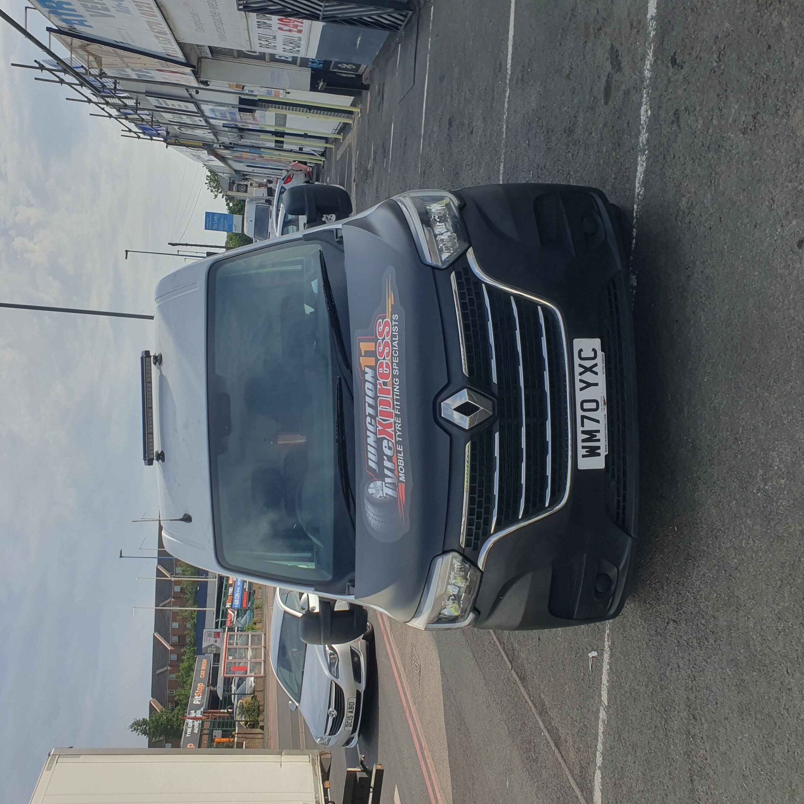 Custom vehicle lettering for Dudley businesses